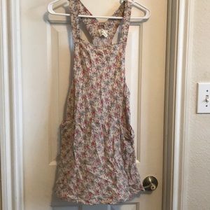 Floral Dress Overalls